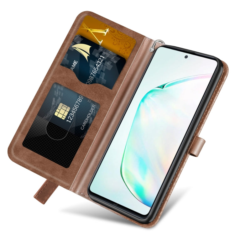 For Samsung Galaxy A81 Life of Tree Embossing Pattern Horizontal Flip Leather Case with Holder & Card Slot & Wallet & Photo Frame & Lanyard