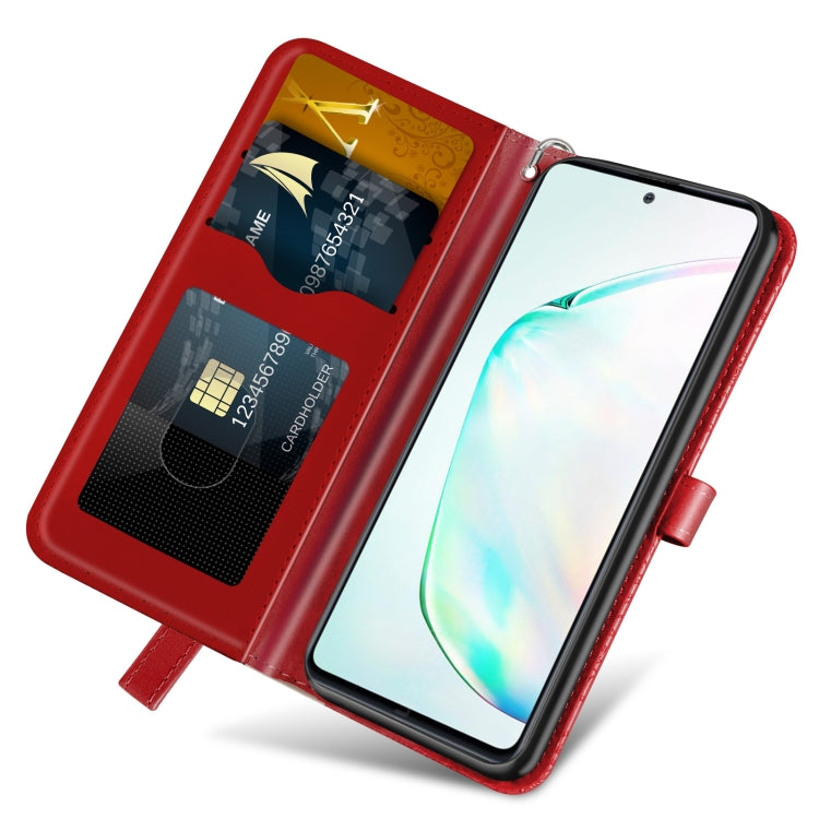For Samsung Galaxy A91 Life of Tree Embossing Pattern Horizontal Flip Leather Case with Holder & Card Slot & Wallet & Photo Frame & Lanyard