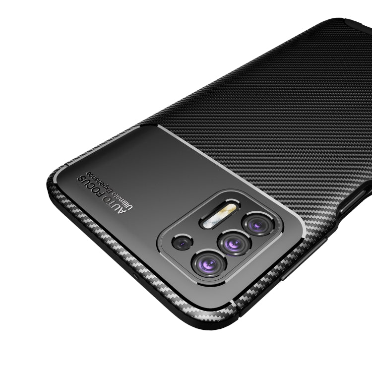 For Motorola Moto G Stylus (2021) Carbon Fiber Texture Shockproof TPU Case