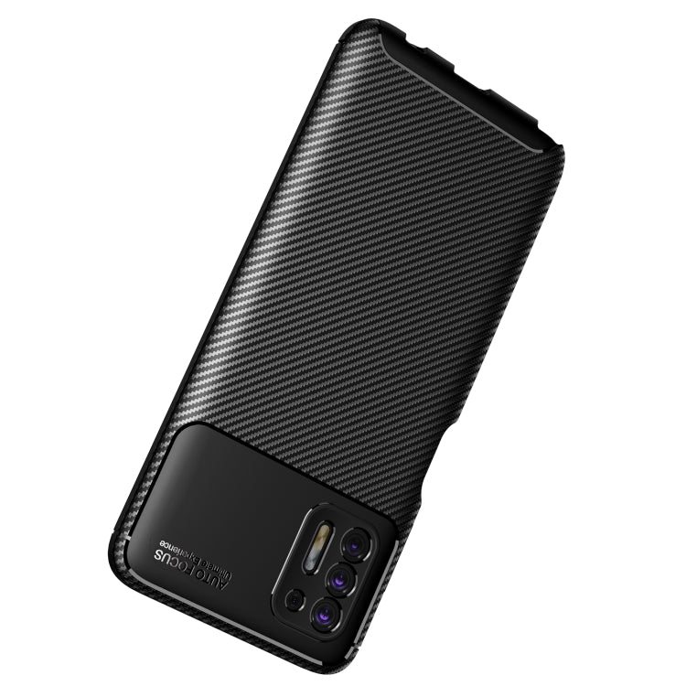 For Motorola Moto G Stylus (2021) Carbon Fiber Texture Shockproof TPU Case