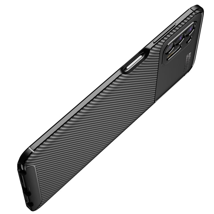 For Motorola Moto G Stylus (2021) Carbon Fiber Texture Shockproof TPU Case