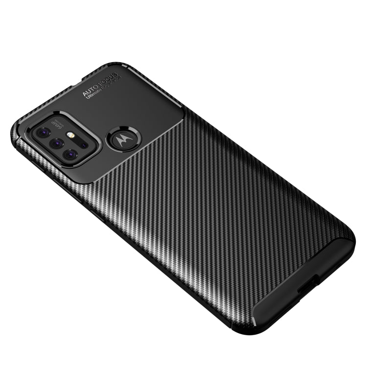 For Motorola Moto G30 / G10 / G10 Power / G20 Carbon Fiber Texture Shockproof TPU Case