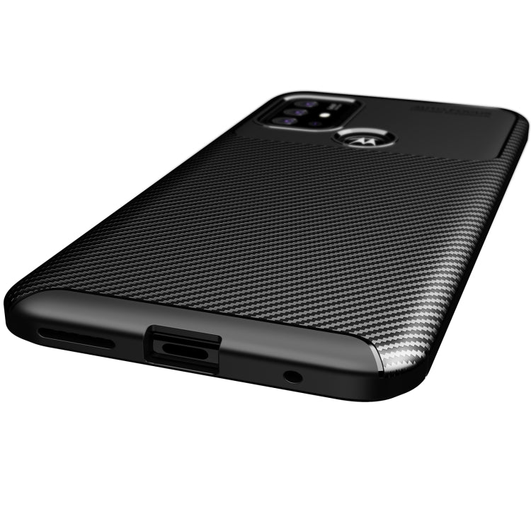 For Motorola Moto G30 / G10 / G10 Power / G20 Carbon Fiber Texture Shockproof TPU Case