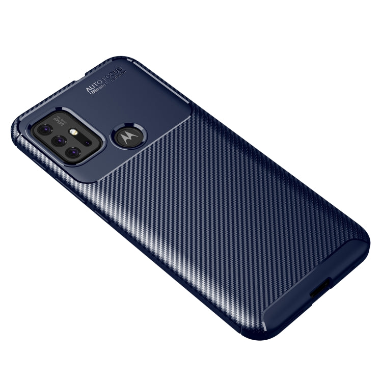 For Motorola Moto G30 / G10 / G10 Power / G20 Carbon Fiber Texture Shockproof TPU Case