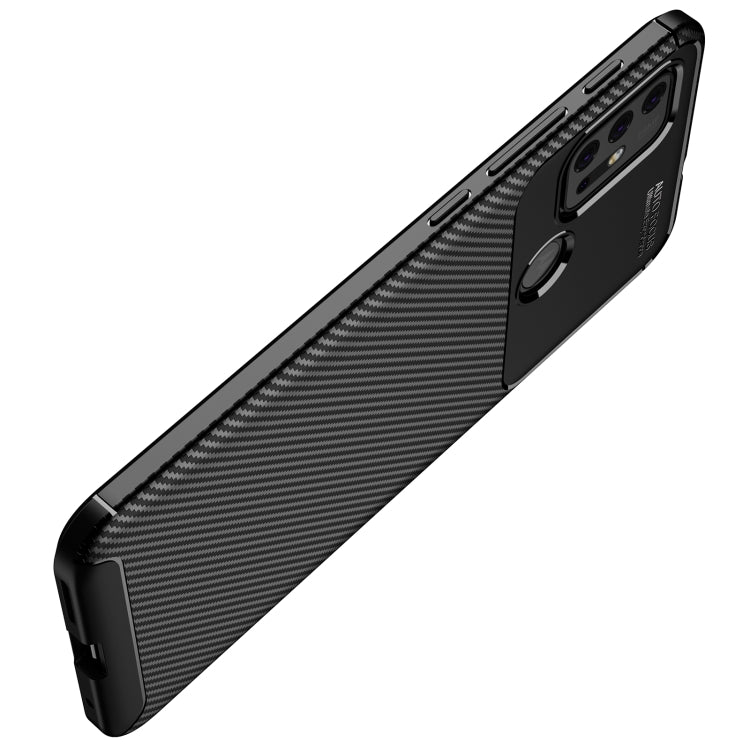 For Motorola Moto G30 / G10 / G10 Power / G20 Carbon Fiber Texture Shockproof TPU Case