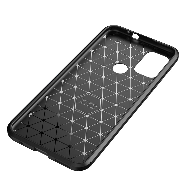 For Motorola Moto G30 / G10 / G10 Power / G20 Carbon Fiber Texture Shockproof TPU Case