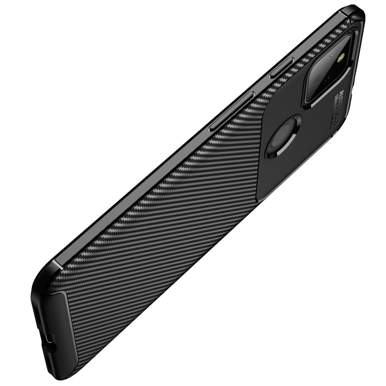 For Google Pixel 5a Carbon Fiber Texture Shockproof TPU Case