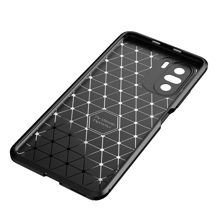 For Xiaomi Redmi K40 / K40 Pro Carbon Fiber Texture Shockproof TPU Case