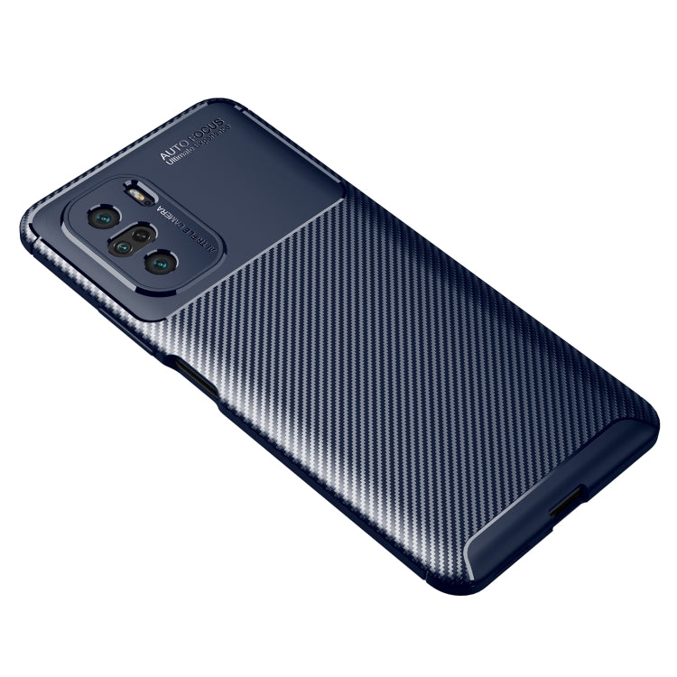 For Xiaomi Redmi K40 / K40 Pro Carbon Fiber Texture Shockproof TPU Case