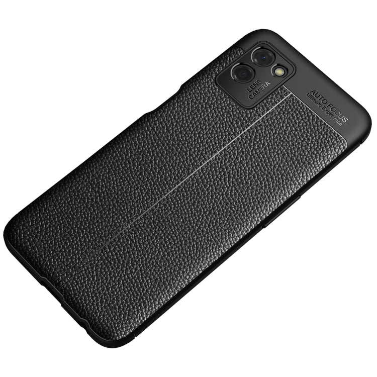 For OPPO Realme V11 Litchi Texture TPU Shockproof Case
