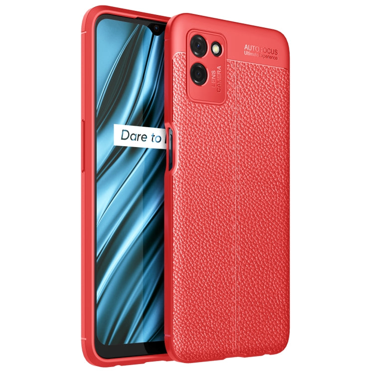 For OPPO Realme V11 Litchi Texture TPU Shockproof Case