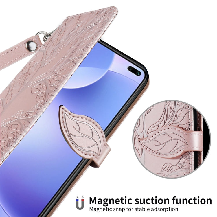 For Xiaomi Redmi K30 Life of Tree Embossing Pattern Horizontal Flip Leather Case with Holder & Card Slot & Wallet & Photo Frame & Lanyard