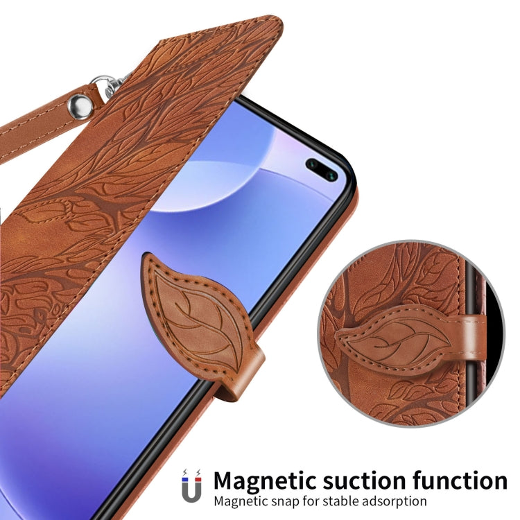 For Xiaomi Redmi K30 Life of Tree Embossing Pattern Horizontal Flip Leather Case with Holder & Card Slot & Wallet & Photo Frame & Lanyard