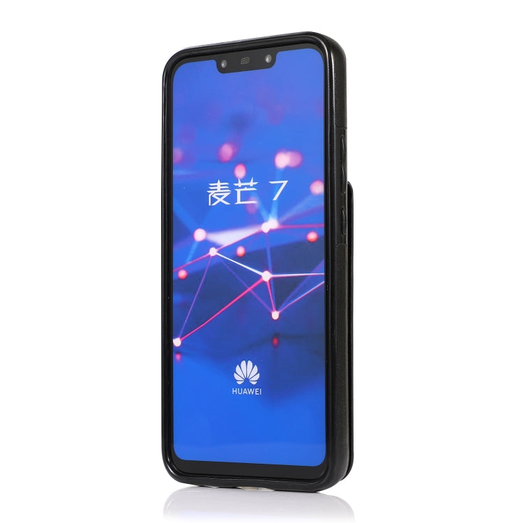 For Huawei Mate 20 Lite Solid Color PC + TPU Protective Case with Holder & Card Slots