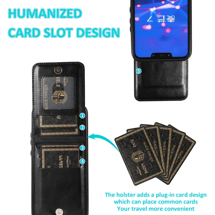 For Huawei Mate 20 Lite Solid Color PC + TPU Protective Case with Holder & Card Slots