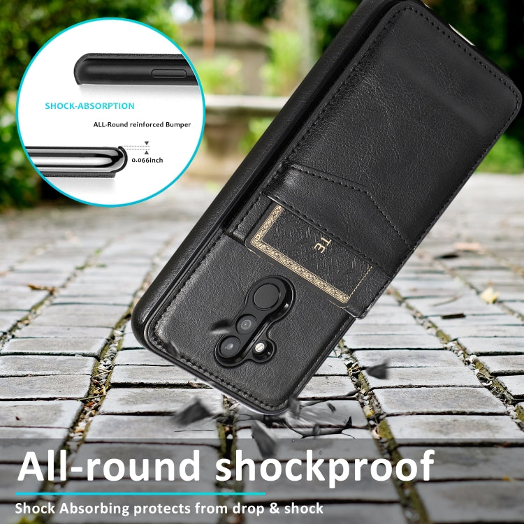 For Huawei Mate 20 Lite Solid Color PC + TPU Protective Case with Holder & Card Slots