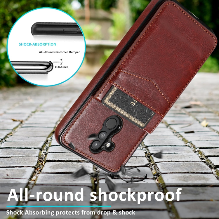 For Huawei Mate 20 Lite Solid Color PC + TPU Protective Case with Holder & Card Slots
