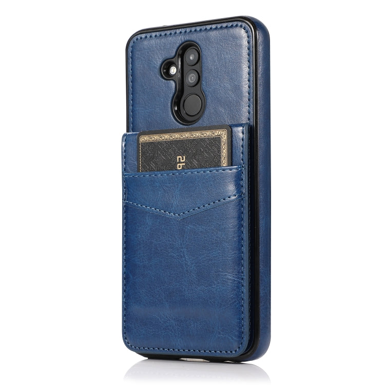 For Huawei Mate 20 Lite Solid Color PC + TPU Protective Case with Holder & Card Slots