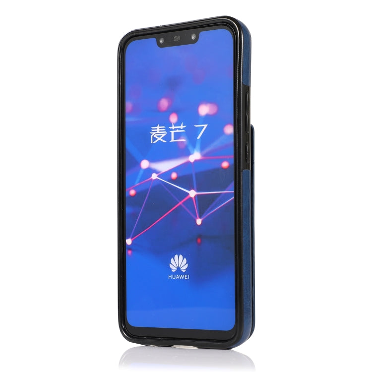 For Huawei Mate 20 Lite Solid Color PC + TPU Protective Case with Holder & Card Slots