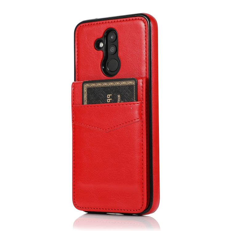 For Huawei Mate 20 Lite Solid Color PC + TPU Protective Case with Holder & Card Slots