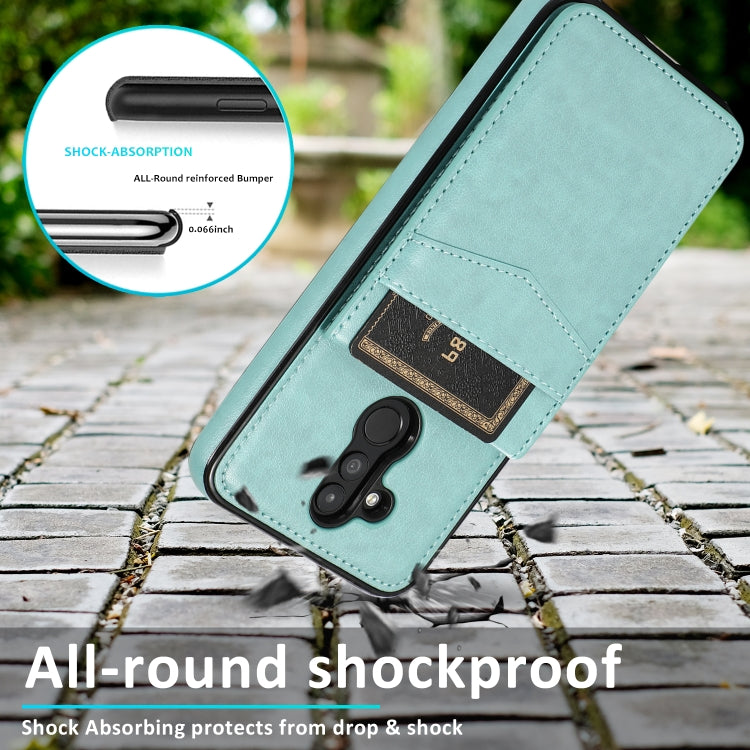 For Huawei Mate 20 Lite Solid Color PC + TPU Protective Case with Holder & Card Slots