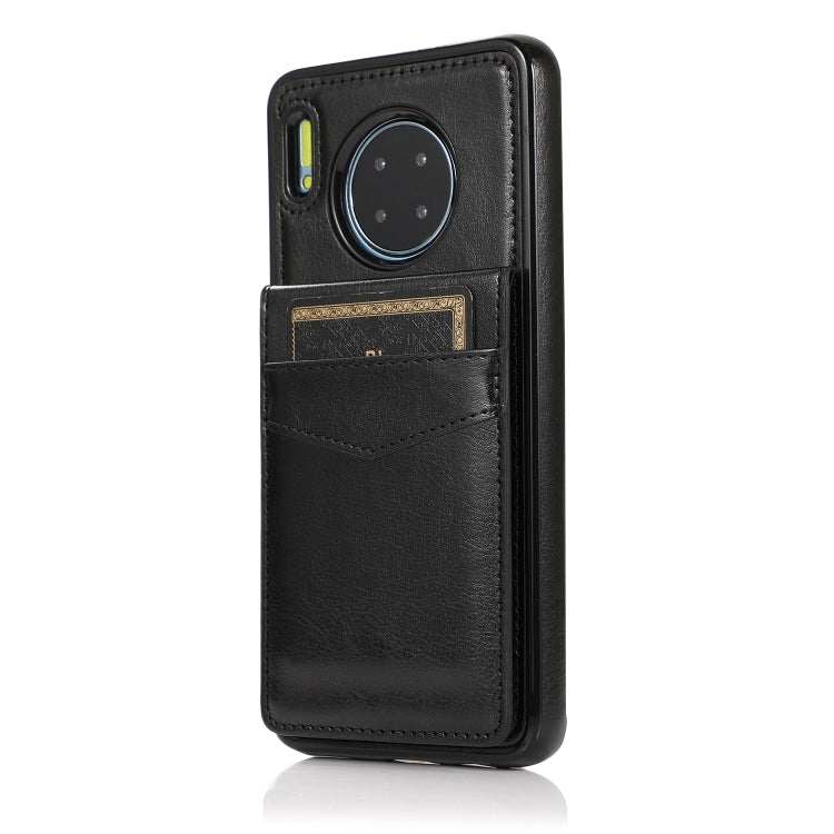 For Huawei Mate 30 Solid Color PC + TPU Protective Case with Holder & Card Slots