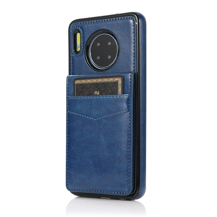 For Huawei Mate 30 Solid Color PC + TPU Protective Case with Holder & Card Slots