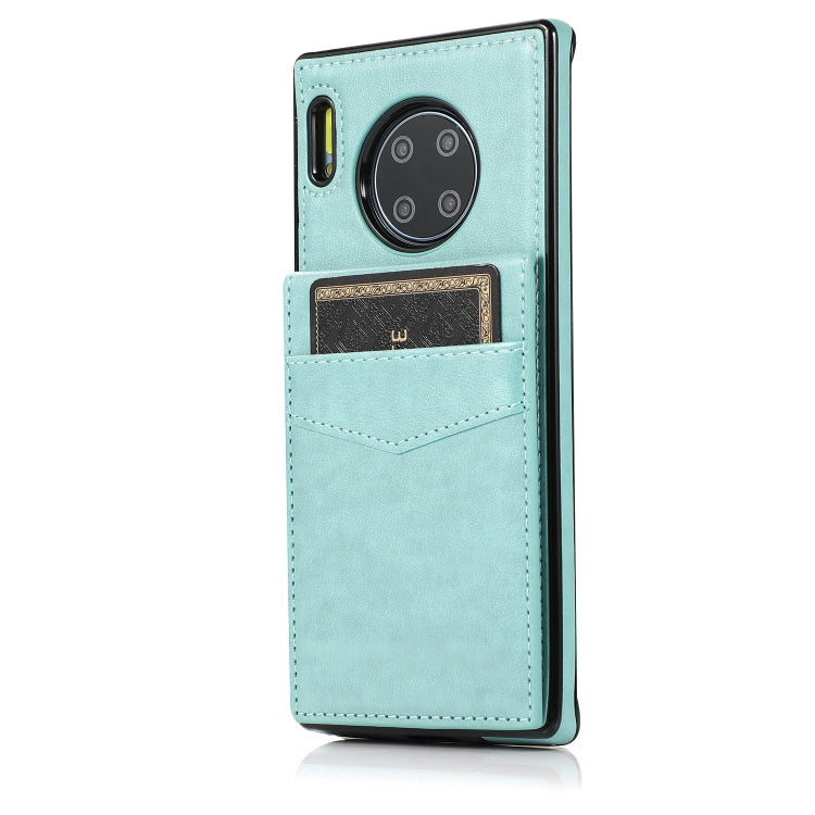 For Huawei Mate 30 Pro Solid Color PC + TPU Protective Case with Holder & Card Slots