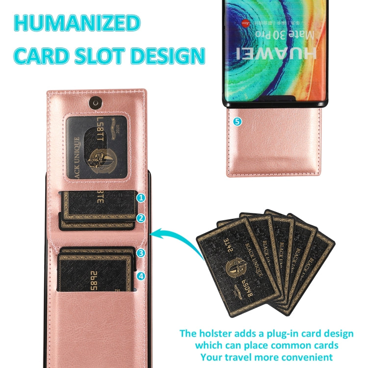 For Huawei Mate 30 Pro Solid Color PC + TPU Protective Case with Holder & Card Slots