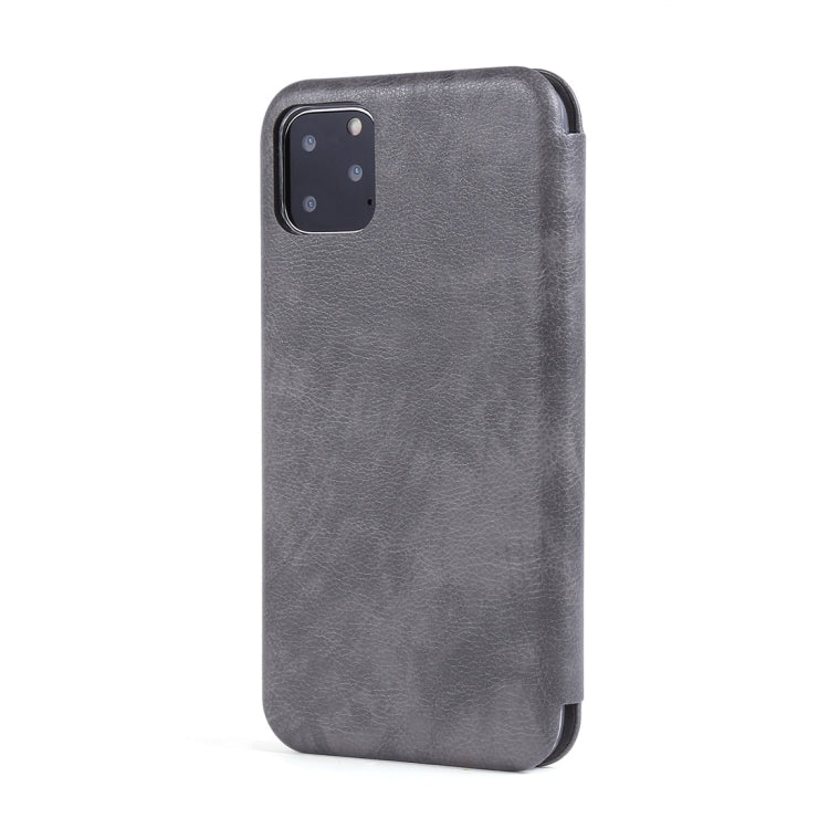 For iPhone 11 Pro Business Style Horizontal Flip Leather Case, with Holder & Card Slots