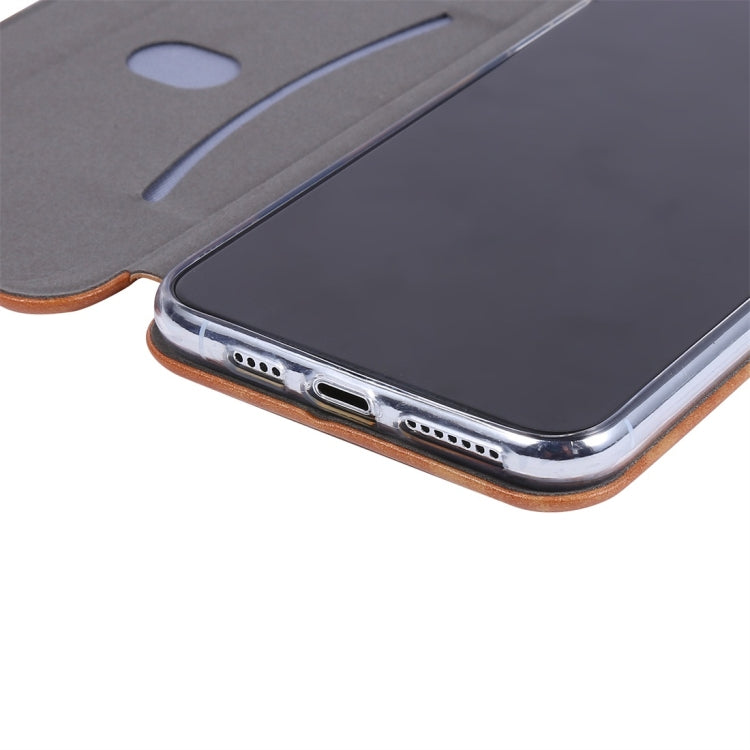 For iPhone 11 Pro Max Business Style Horizontal Flip Leather Case, with Holder & Card Slots