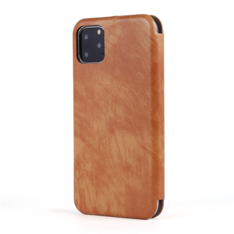 For iPhone 11 Pro Max Business Style Horizontal Flip Leather Case, with Holder & Card Slots
