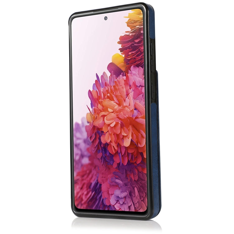 For Samsung Galaxy S20 FE Solid Color PC + TPU Protective Case with Holder & Card Slots