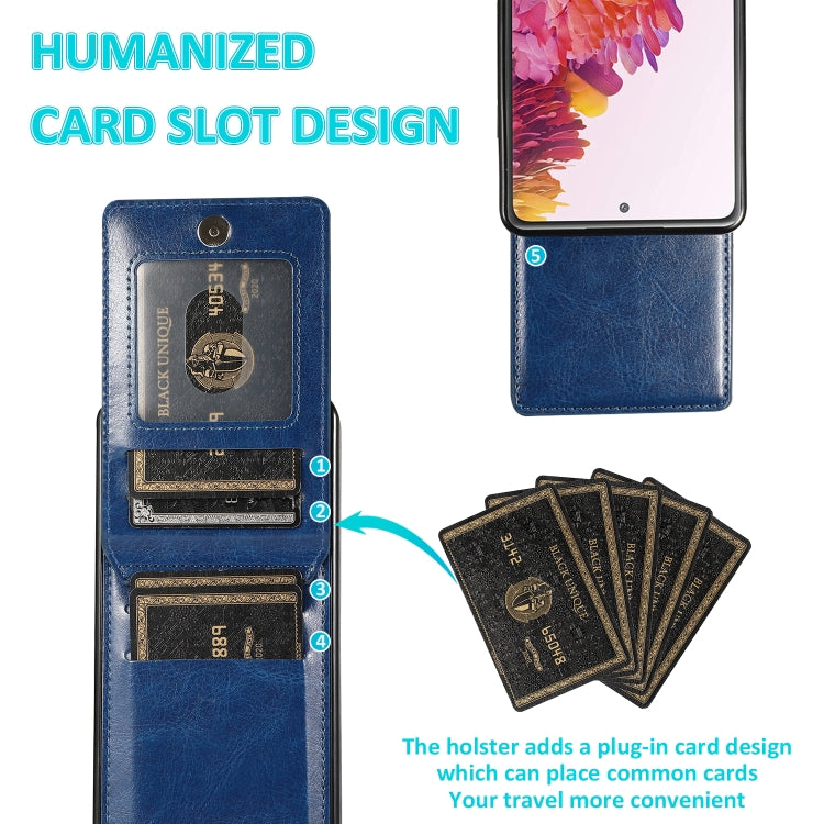 For Samsung Galaxy S20 FE Solid Color PC + TPU Protective Case with Holder & Card Slots