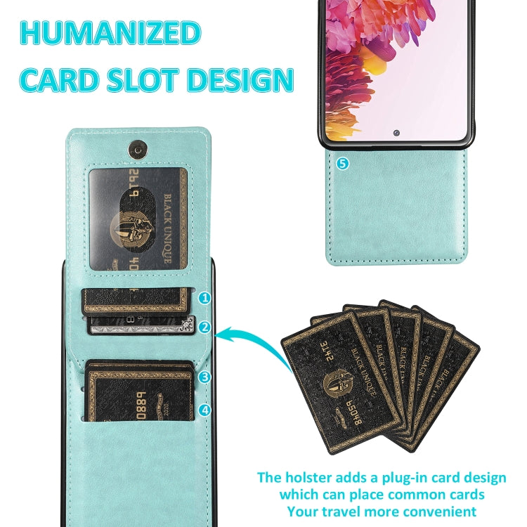 For Samsung Galaxy S20 FE Solid Color PC + TPU Protective Case with Holder & Card Slots