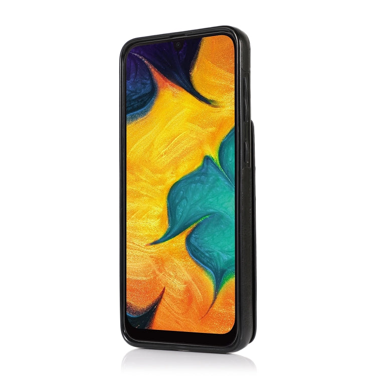 For Samsung Galaxy A20 / A30 Solid Color PC + TPU Protective Case with Holder & Card Slots
