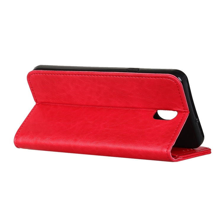 For LG K30 2019 Magnetic Retro Crazy Horse Texture Horizontal Flip Leather Case with Holder & Card Slots & Wallet