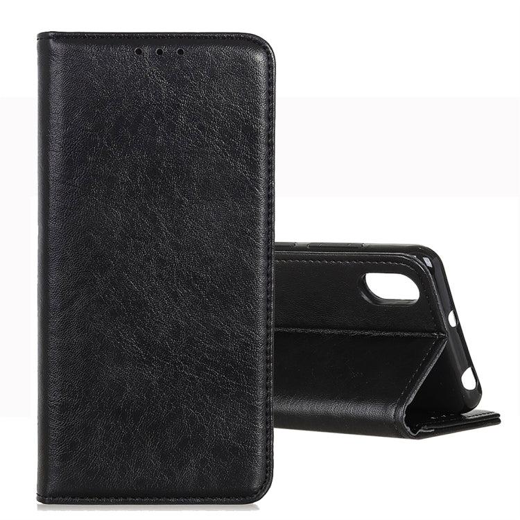 For LG K20 2019 Magnetic Retro Crazy Horse Texture Horizontal Flip Leather Case with Holder & Card Slots & Wallet