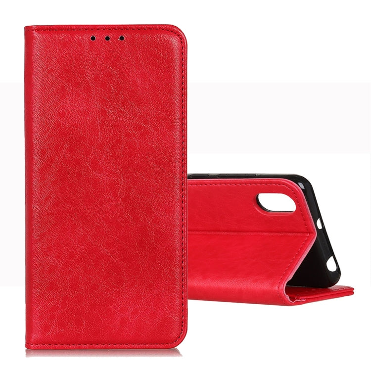 For LG K20 2019 Magnetic Retro Crazy Horse Texture Horizontal Flip Leather Case with Holder & Card Slots & Wallet