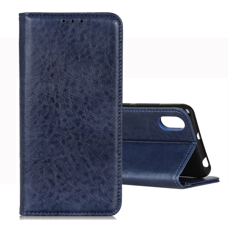 For LG K20 2019 Magnetic Retro Crazy Horse Texture Horizontal Flip Leather Case with Holder & Card Slots & Wallet