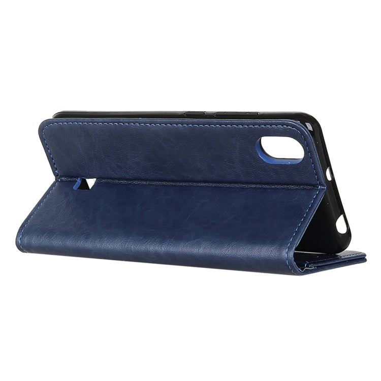 For LG K20 2019 Magnetic Retro Crazy Horse Texture Horizontal Flip Leather Case with Holder & Card Slots & Wallet