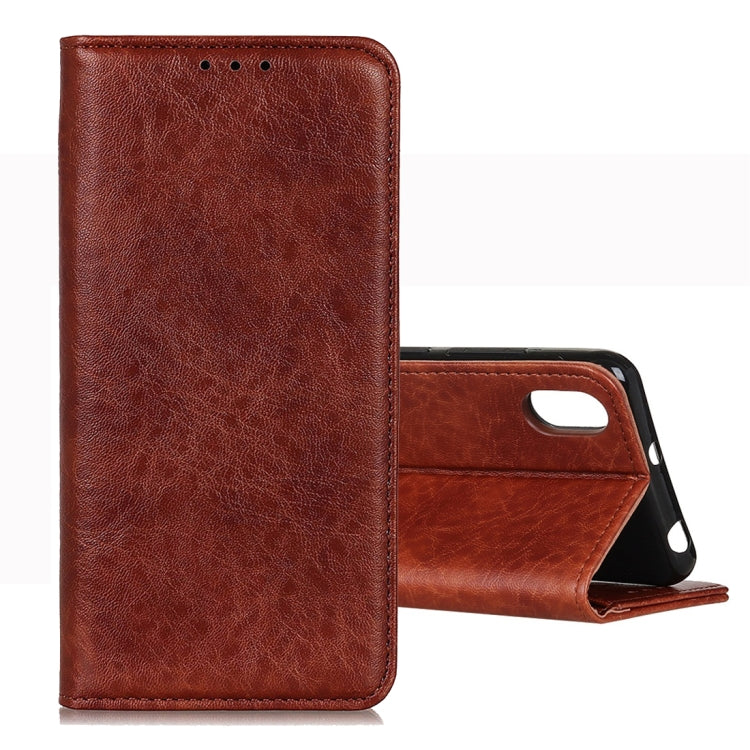 For LG K20 2019 Magnetic Retro Crazy Horse Texture Horizontal Flip Leather Case with Holder & Card Slots & Wallet