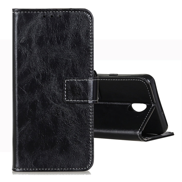 For LG K30 2019 Retro Crazy Horse Texture Horizontal Flip Leather Case with Holder & Card Slots & Wallet & Photo Frame