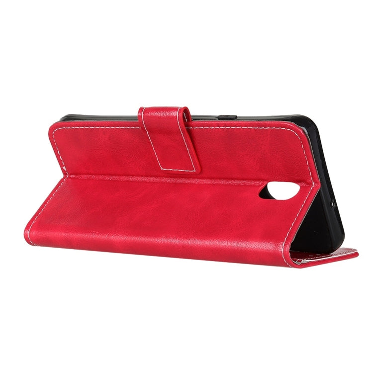 For LG K30 2019 Retro Crazy Horse Texture Horizontal Flip Leather Case with Holder & Card Slots & Wallet & Photo Frame