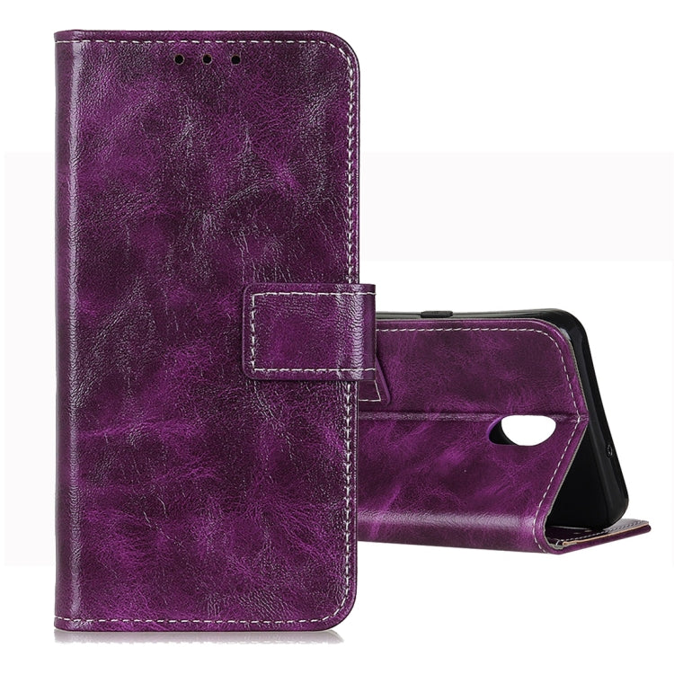 For LG K30 2019 Retro Crazy Horse Texture Horizontal Flip Leather Case with Holder & Card Slots & Wallet & Photo Frame