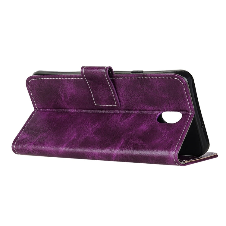 For LG K30 2019 Retro Crazy Horse Texture Horizontal Flip Leather Case with Holder & Card Slots & Wallet & Photo Frame