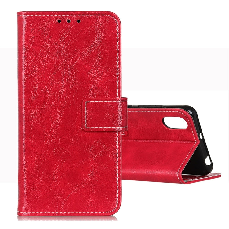 For LG K20 2019 Retro Crazy Horse Texture Horizontal Flip Leather Case with Holder & Card Slots & Wallet & Photo Frame