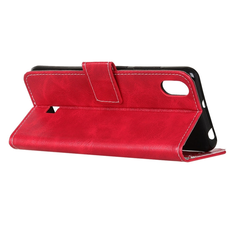 For LG K20 2019 Retro Crazy Horse Texture Horizontal Flip Leather Case with Holder & Card Slots & Wallet & Photo Frame