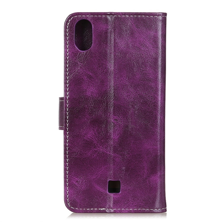 For LG K20 2019 Retro Crazy Horse Texture Horizontal Flip Leather Case with Holder & Card Slots & Wallet & Photo Frame