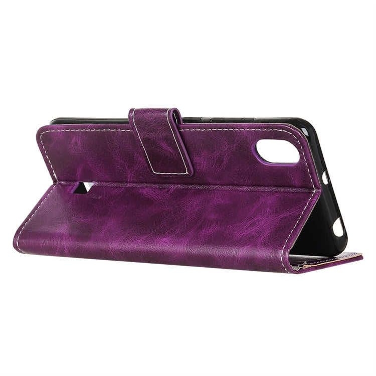 For LG K20 2019 Retro Crazy Horse Texture Horizontal Flip Leather Case with Holder & Card Slots & Wallet & Photo Frame